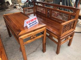 Mặt bàn liền tấm đóng khuôn tranh dày dặn