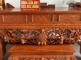 Mặt chính diện bộ sập thờ