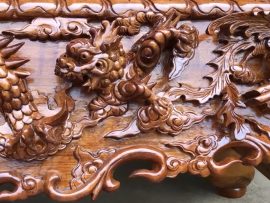 Mọi chi tiết đều được chạm trổ 3D nổi bật có hồn