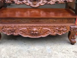 Dạ tiền dạ bên tạo hình tứ linh đồng bộ sập thờ