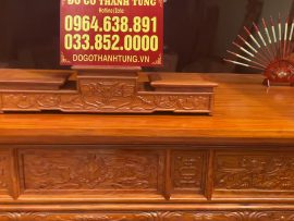 Tặng kèm 1 bộ đũa cúng và 1 đế bát hương tam cấp