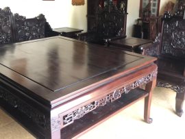 Mặt ghế đóng khung tranh phun PU bóng mịn như mặt đá