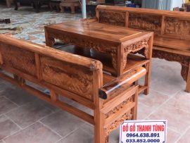 Sản phẩm được đánh vecni truyền thống mịn đẹp, cao cấp