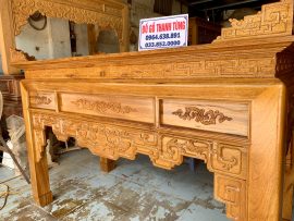 án gian thờ đánh vecni trần