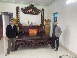Combo nội thất phòng thờ cho chị Nga ở Thủy Nguyên, Hải Phòng