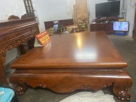 sập gỗ chân quỳ trơn