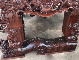 Đế kê 2 Nghê Chầu chắc chắn ở hai đầu