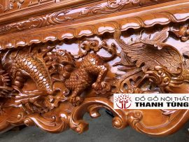 Bên phải dạ tiền đục Lân - Phụng phong thuỷ