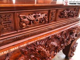 Bộ tứ linh được khắc họa sâu sắc