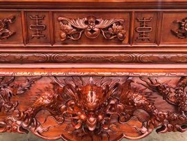 dạ tiền sập thờ tứ linh