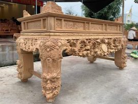 Mai điểu thể hiện sự sinh sôi, nảy nở như tiền tài hội tụ. Do đó khi sử dụng vào sập thờ tượng trưng cho sự đảm bảo cho thịnh vượng, phát tài phát lộc, rộng mở tiền tài.cho gia chủ