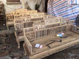 Trường kỷ con tiện Huế ngũ sơn