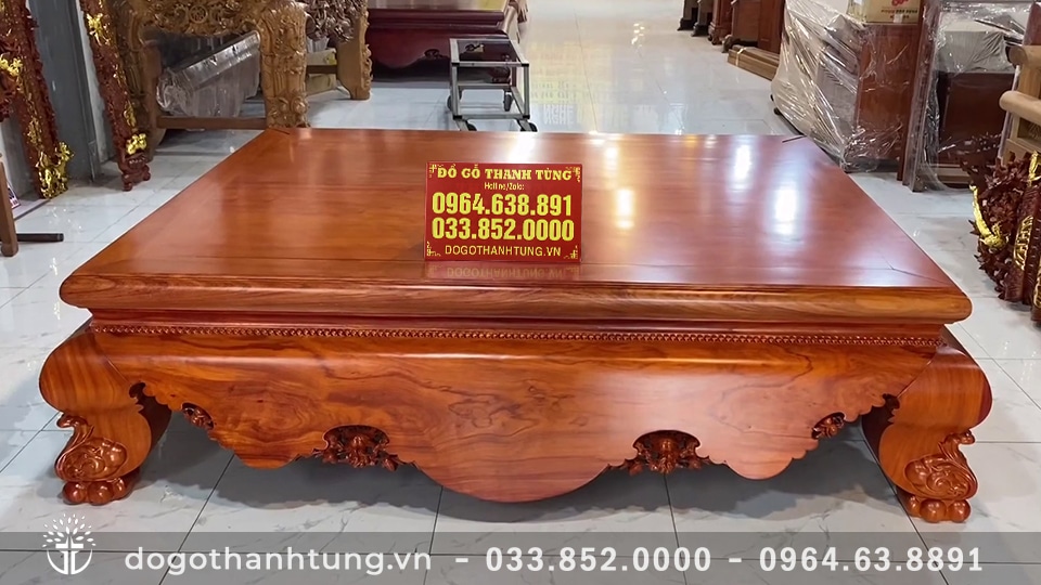 Sập gỗ hương đỏ