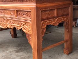 án gian thờ gỗ gõ đỏ chân 12