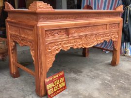 án gian thờ gỗ gõ đỏ cao cấp