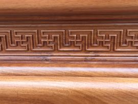 án gian thờ gỗ gõ đỏ triện