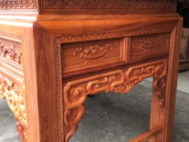 án gian thờ phúc thọ gỗ gõ đỏ