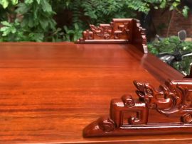 án gian thờ gỗ gụ Lào mặt liền tấm