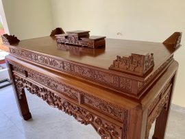 án gian thờ gỗ gụ Lào