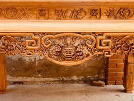 án gian thờ cao cấp gỗ gụ