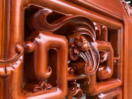 án gian thờ gỗ gụ đục tay