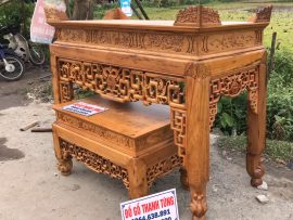 án gian thờ gỗ gụ mẫu như ý