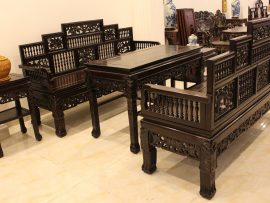 trường kỷ Song Tiện Tựa Ngũ Sơn sang trọng