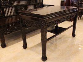 trường kỷ Song Tiện Tựa Ngũ Sơn gỗ gụ