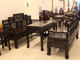 trường kỷ Song Tiện gỗ gụ