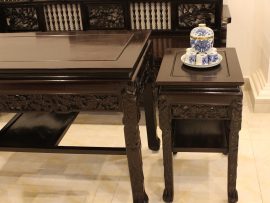 trường kỷ Song Tiện Tựa Ngũ Sơn đẹp