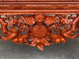 sập thờ mai điều đục tay