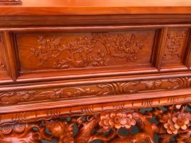 Sập thờ gỗ gõ đỏ mẫu mai điểu