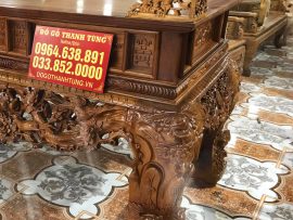 Sập Thờ Mai Điểu Gỗ Gụ tự nhiên