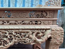 sập thờ ngũ phúc gỗ gụ