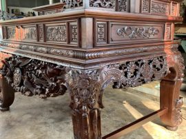 sập thờ mai điểu gỗ gụ