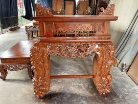 mặt bên sập thờ mai điểu