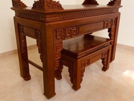 án gian thờ gỗ gụ Lào