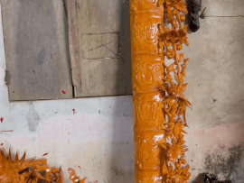 Bộ cuốn thư câu đối bằng gỗ