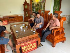 combo nội thất phòng khách gỗ hương đá hàng đẹp