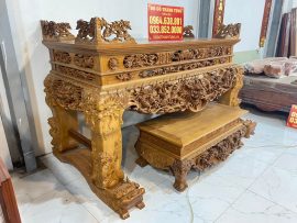 sập thờ tứ linh giá xưởng