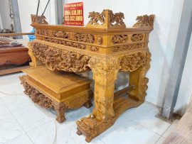 sập thờ tứ linh hàng siêu vip