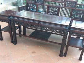 trường kỷ sọng tiện ngũ sơn gỗ gụ mật