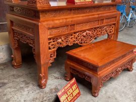 án gian thờ gỗ hương đá