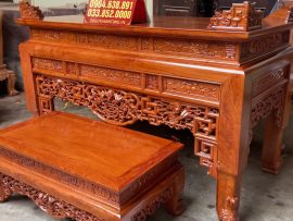 án gian thờ ngữ phúc gỗ hương đá