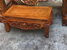 bàn cơm bộ sập thờ song long trầu nguyệt