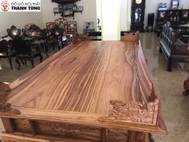 sập thờ mai điểu gỗ hương vân cao cấp