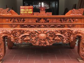 Sập thờ Mai Điểu gỗ hương đá hàng VIP