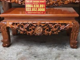 bàn cơm bộ sập thờ mai điểu gỗ gụ