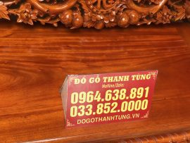 sập thờ mai điểu gỗ gụ