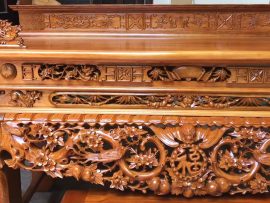 sập thờ mai điểu gỗ gụ